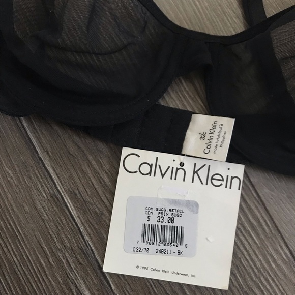 Sheer Calvin Klein Underwire Bra - Picture 6 of 6